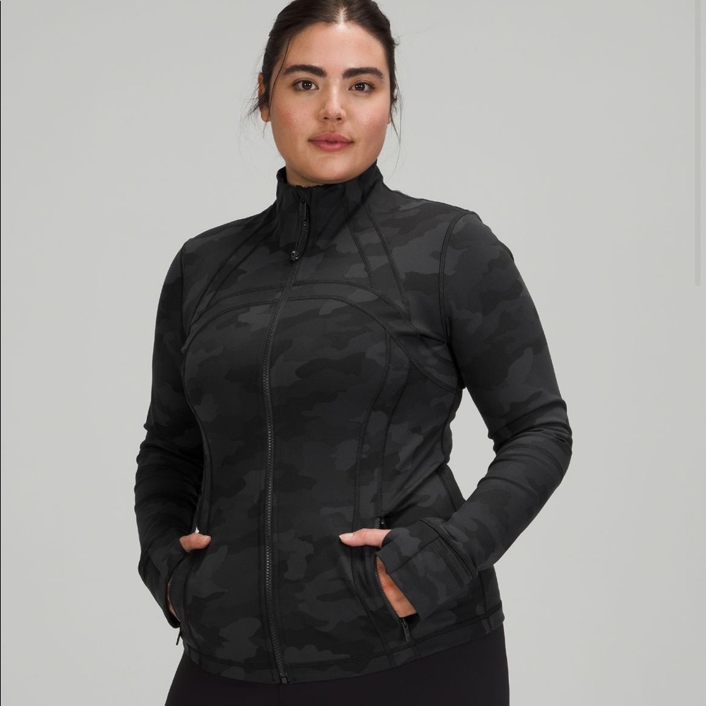 Lululemon black camo define jacket